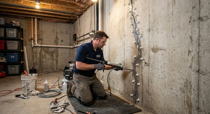 Basement Crack Repair in Loxahatchee, FL
