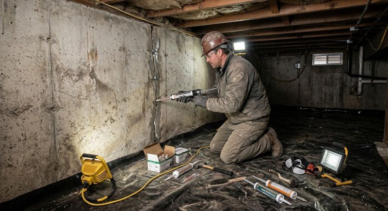 Basement Crack Repair in Loxahatchee, FL
