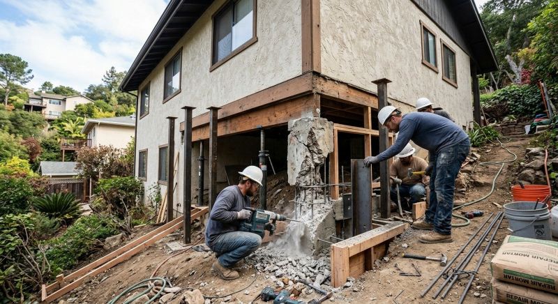 Concrete Foundation Repair in Palm Beach Gardens, FL