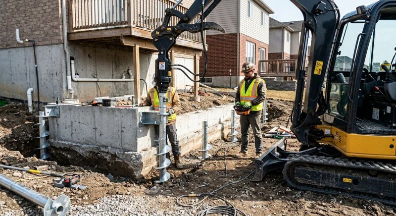 Helical Piers Installation in Loxahatchee, FL