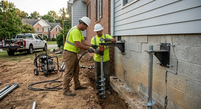 Helical Piers Installation in Loxahatchee, FL