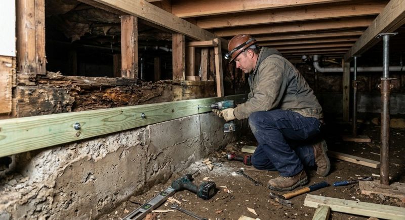Sinking Foundation Repair in Delray Beach, FL
