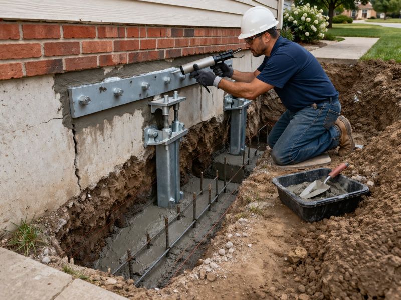 Sinking Foundation Repair in Loxahatchee, FL