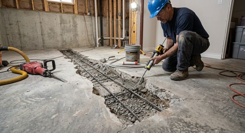 Slab Foundation Repair in Loxahatchee, FL